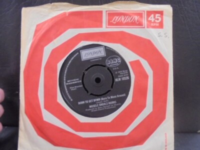 MUSKELSCHWÄRME HÖRNER '' GEBOREN, UM HERUNTERZUKOMMEN '' UK LONDON 7'' EX+ ZUSTAND IN oder, SL.