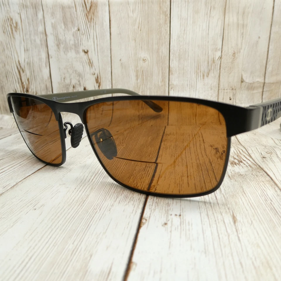 Gafas de sol Champion Elite para hombre mate de metal negro SOLO MARCO CUFL6004CG 58-18-145 Foto 4 de 4