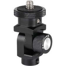 Aluminum 180 Rotation 1/4" Screw Screw Hole Vertical Mount Adapter for GoPro