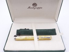 Penna stilografica Montegrappa 1912 Symphony White Celluloid Ivory full set