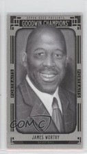 2015 Goodwin Champions Leather Minis Magician Back 7/15 James Worthy HOF 3j2