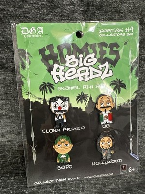 DGA Collectibles- BIG HEADZ Enamel PIN Set - Series #4