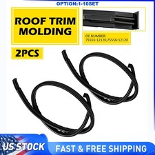 Rubber Roof Drip Moldings Trim Left Right For Toyota Corolla 2003-2008 2-20x