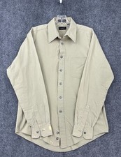 Christian Dior Monsier Le Chemise Mens Shirt Button Up 15.5-35 Olive Green