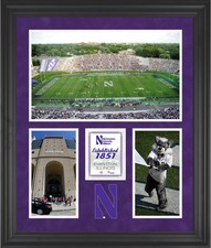 Northwestern Wildcats Ryan Field Framed 20' x 24' 3-Opening Collage - Fanatics