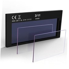 Welding Lens 2 x 4.25, Auto Darkening Welding Lens, Shade 11, True Black 1