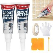 Tile Grout, 2 Pack White Grout Filler Tube, G...