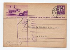 PC POST CARD POSTAL CARTE POSTALE POSTKARTE SWITZERLAND AARAU 1938