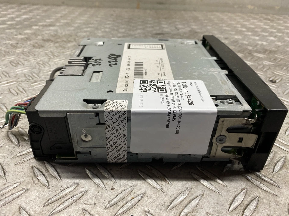 84426 Radio PEUGEOT 307 Break 9660646477 Code nicht vorhanden! - Bild 3 von 4
