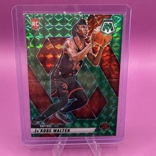 JAKOBE WALTER RC 2024-25 Panini Mosaic Basketball #234 Red Green Prizm RC 