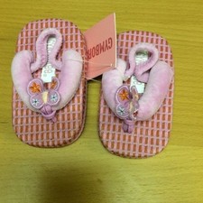 Gymboree Girls Tea Garden Flip Flops Size 4 Toddler New jl