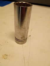 Indestro Select 3/8-inch drive 13/16 inch 12-point 6626 deep socket Made in USA