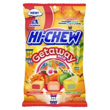 6x Hi-Chew Getaway Mix Peg Bag Candy Snack Treats Bulk Sweet New 3oz