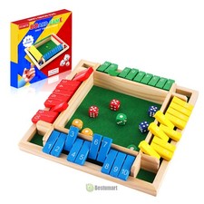 Board Dice Game 10 Number Shut The Box Family Party Porch Pub Bar Board Game