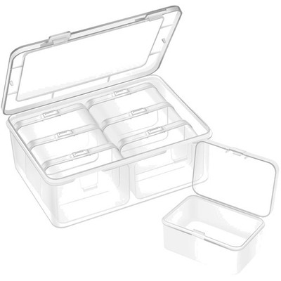 Kleine Aufbewahrungsboxen 7,5 x 5 x 3,5cm, 14 Teilige Mini Aufbewahrungsbox a...