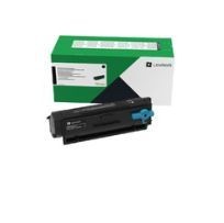 Cartouche Lexmark 55B2H00 haute capacité à encre noire anti-bavure pour grand volume