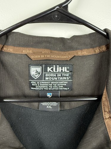 Kuhl Burr Vest Size XXL Canvas Shell Outdoor Utility Patina Dye Espresso - Picture 3 of 5