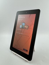 Amazon Fire 7 2015 SV98LN Black 7" Wi-Fi 8GB Tablet Cracked Read Below #i02