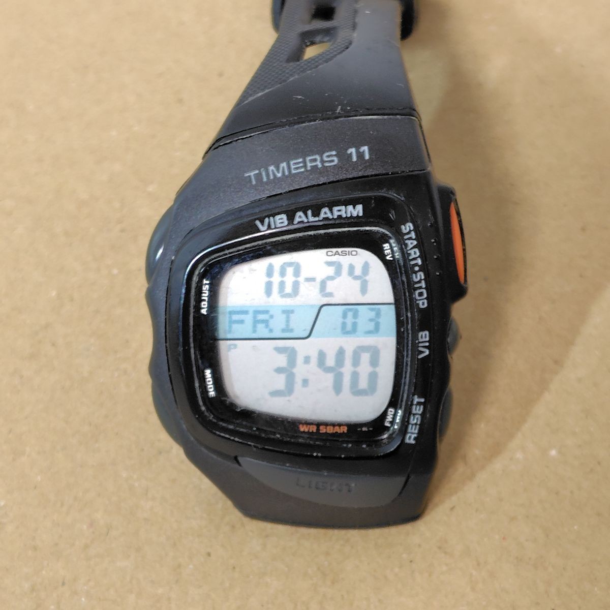 CASIOカシオPHYS TIMERS11 RFT-100 サッカー　審判 Vintage CASIO SPORT PHYS RFT-100 Referee timer Men's Black Digital
