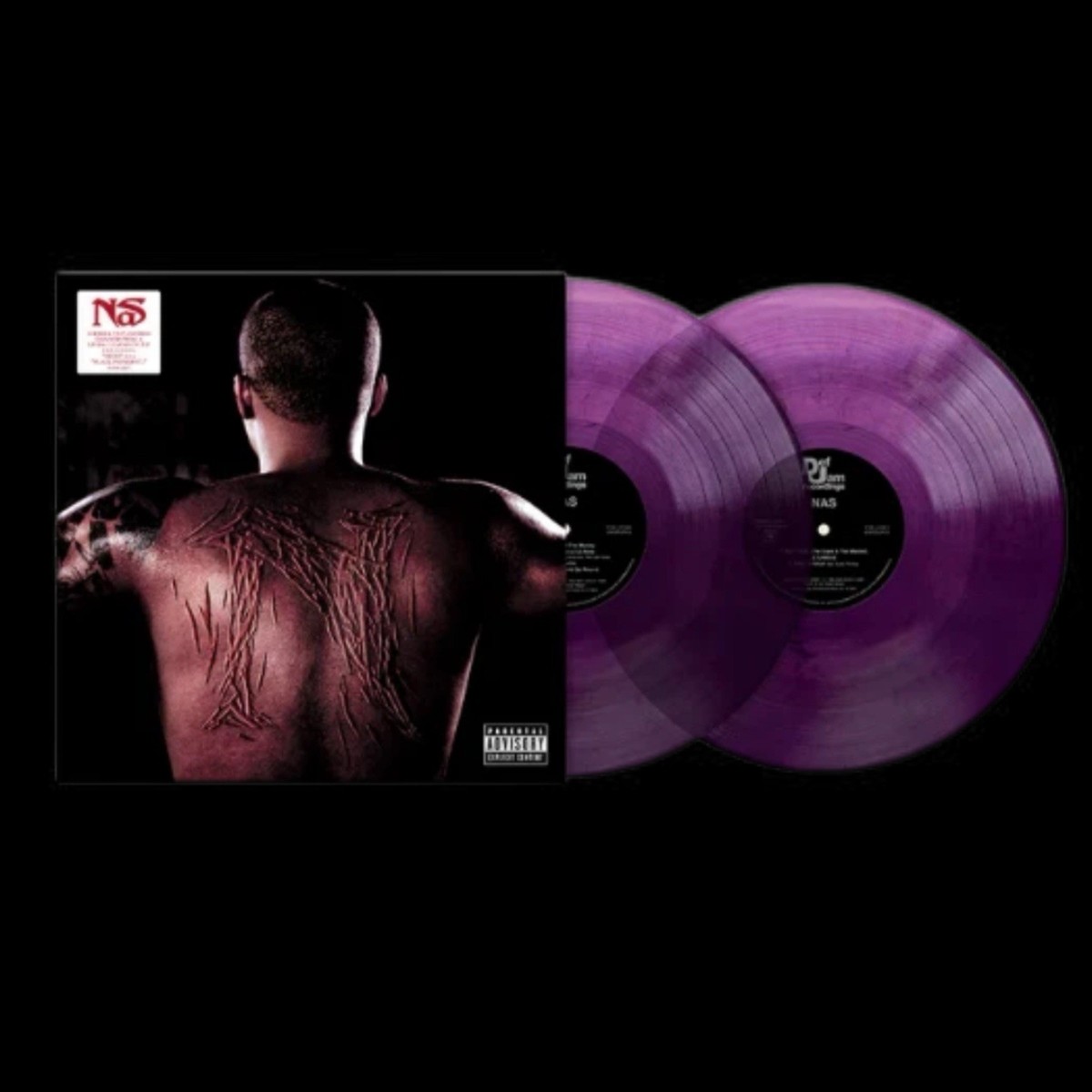 DENTED CORNER* NAS Untitled Purple Colored Vinyl 2LP /1000 Def Jam