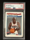 1991 HOOPS #579 MICHAEL JORDAN USA HOF PSA 9 Beautiful Card The Goat 🐐
