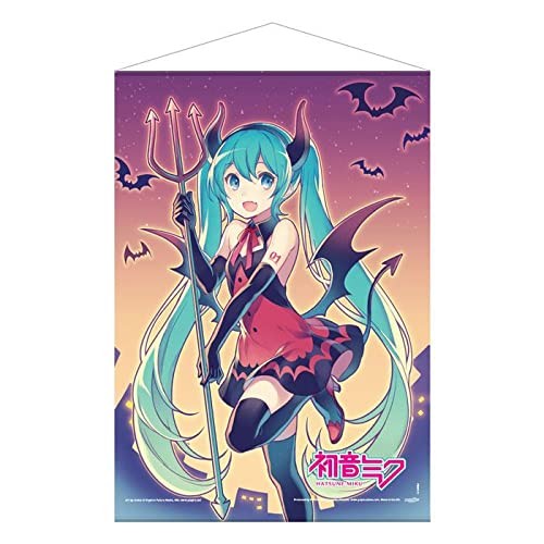 Настенный рулон POPbuddies Hatsune Miku Осень (Хэллоуин), 50 x 70 см