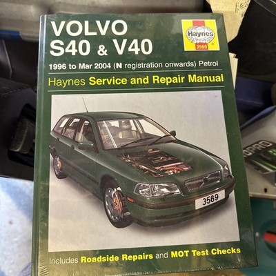 Volvo S40 & V40 1996 bis Mär. 2004 Haynes Service KFZ Reparaturanleitung 3569 
