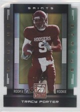 2008 Donruss Elite Rookie Status Gold Die-Cut 1/24 Tracy Porter #198 0b2