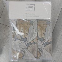 William Morris At Home Acanthus Flint Blackout Lined Curtains W66 D54 BNIP