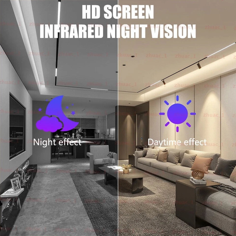 MINI IP KAMERA 1080P WIRELESS WLAN WIFI CAMERA ÜBERWACHUNGKAMERA IR CAM HD NEU - Bild 4 von 4