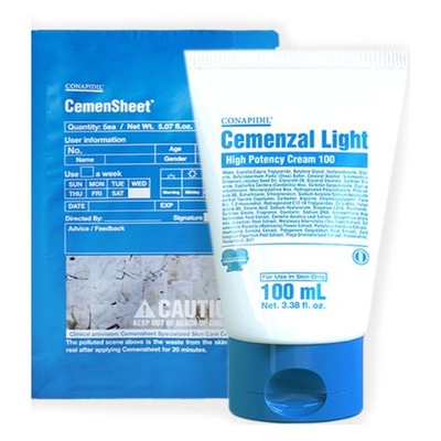 CONAPIDIL Cemenzal Light Cream 100ml & CemenSheet Mask 1 Pack (30ml x 5ea)