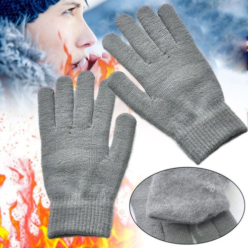 2Pairs Winter Magic Finger Gloves Knitted Warm Stretchy Unisex Glove Gift USA - Picture 9 of 17