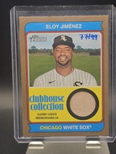 2023 Topps Heritage - Clubhouse Collection Relics Eloy Jimenez #CCR-EJ Gold /99