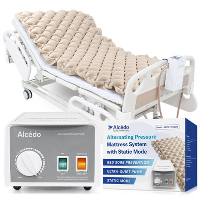 #ad Alternating Pressure Mattress Pad with Static Mode for Bed Sore and Ulcer Pre... $111.19