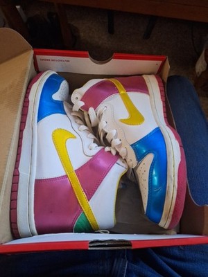 Nike Dunk High Gs White/tour Yellow-berry 316604-171 Size 5Y