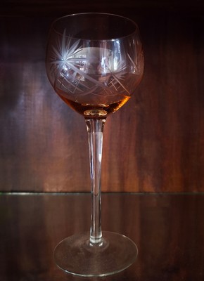 Weinglas Bohemia Crystal Rosalin Überfang Überfangglas Glas Böhmischer Stern