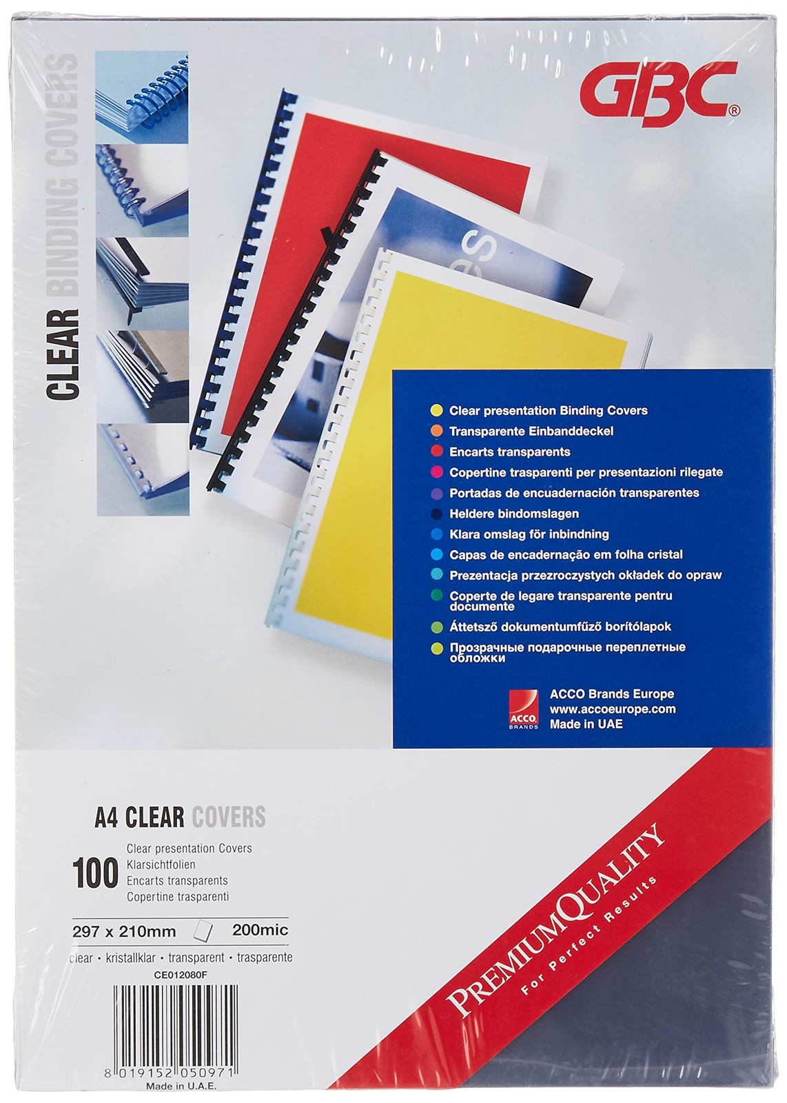 Plats de couverture HiClear A4 transparents pour sublimer vos présentations de fin d'études