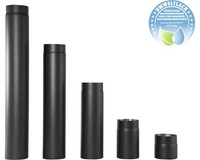 Ofenrohr Bertrams Ø 120 Mm Senotherm Uht-Hydro Schwarz 0,50 M