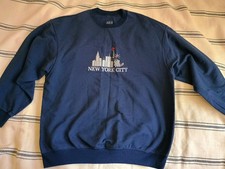 Fruit of the Loom Navy NYC Embroidered Crewneck Sweatshirt XL