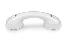 Bathtub  Shower Grab Bar 12" White W/ Non-Slip Surface Heavy Duty Suction