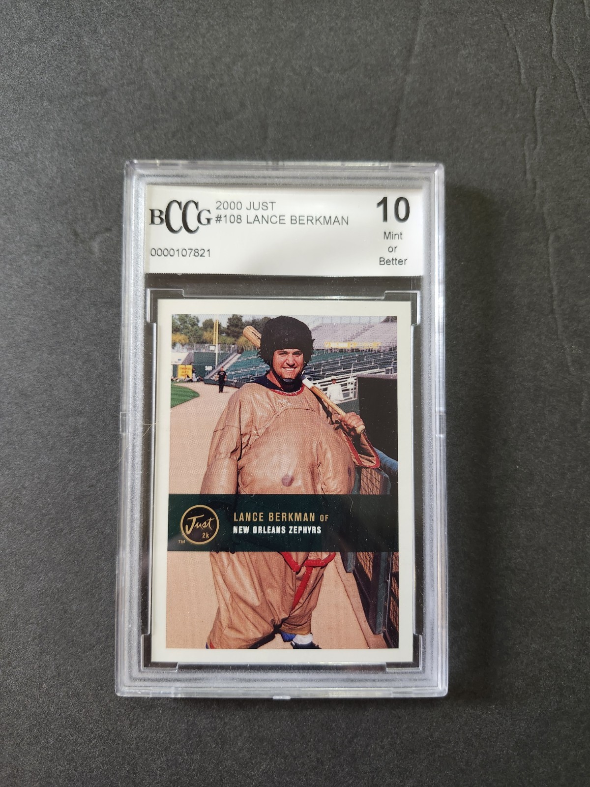 2000 Just Minors Lance Berkman (RC) #108 (BCCG) 10
