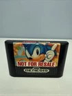 Sonic The Hedgehog Sega Genesis 16 Bit Cartridge *Untested*