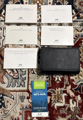 2019 INFINITI Q60 OWNER'S MANUAL USER GUIDE BOOKS W/ COVER OEM