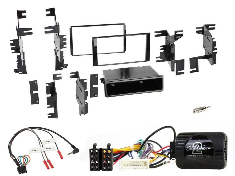 JVC DAB Bluetooth Lenkrad USB 2DIN Autoradio für Nissan Cube Frontier Juke Navar - Bild 3 von 4