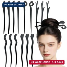 15 Pcs Wooden Hair Sticks, Vintage Chinese Japanese Hair Chopsticks, Chignon Bun