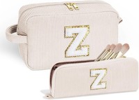 Parima Kosmetiktasche Damen - Cord Reise Schminktasche Klein Make Up Tasche