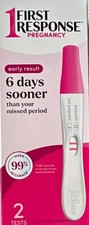 FIRST RESPONSE Early Result Pregnancy Test Kit, Analog Urine, 2 Tests, 6 Days
