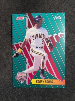 1992 Score Procter & Gamble #15 Barry Bonds Pittsburgh Pirates Baseball Card