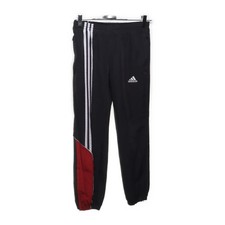 Adidas, Sporthose, Größe: 140, Schwarz/Rot/Weiß, Polyester, Unisex (Kinder) #ewx