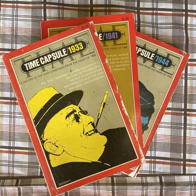 LOT of 3 - Time Capsule 1933, 1941, 1944: A History of the Year Condensed Time